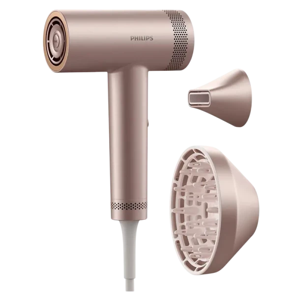 Uscător de păr Philips BHD837/10, 1400W, Roz Uscător de păr Philips BHD837/10, 1400W, Roz