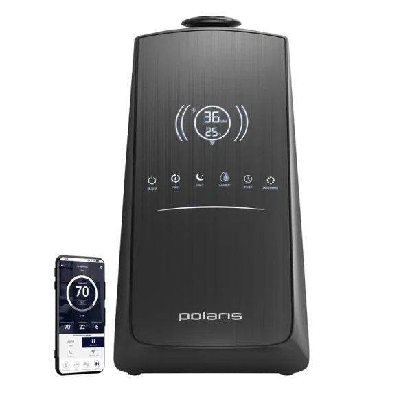 Umidificator de aer Polaris PUH9105, Negru Umidificator de aer Polaris PUH9105, Negru