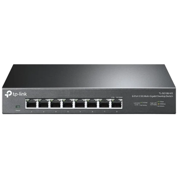 Сетевой коммутатор TP-LINK TL-SG108-M2, 8x 100/1000/2500 Мбит/с Сетевой коммутатор TP-LINK TL-SG108-M2, 8x 100/1000/2500 Мбит/с