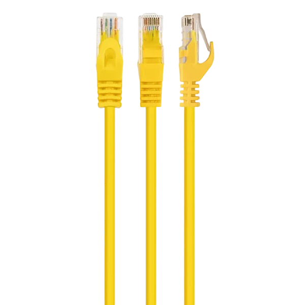 Patch cord Cablexpert PP6U-0.5M/Y, Cat6 UTP, 0,5m, Galben Patch cord Cablexpert PP6U-0.5M/Y, Cat6 UTP, 0,5m, Galben