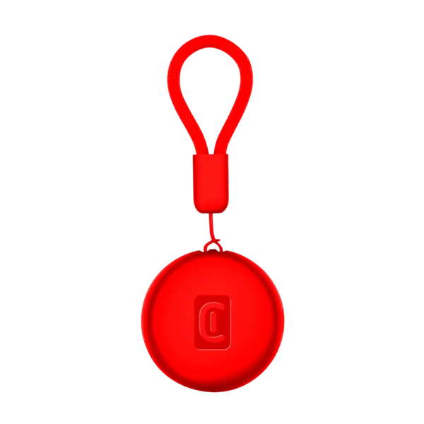 Tracker inteligent Cellularline Tracy Tag Dual, Roșu Tracker inteligent Cellularline Tracy Tag Dual, Roșu