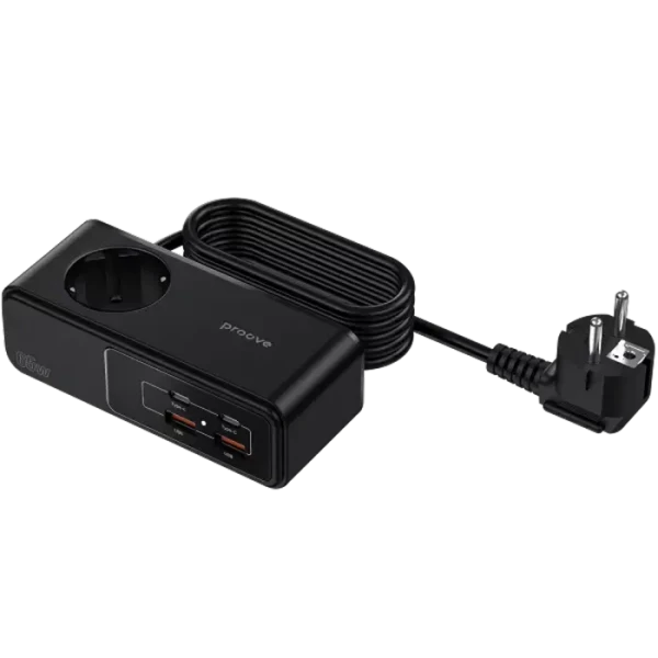 Prelungitor Proove Strip Homester PD-03 65W (2Type-C + 2USB),Black
