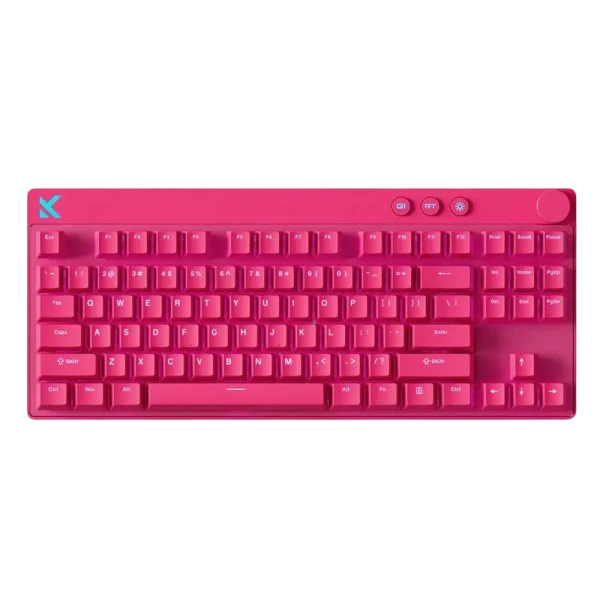 Tastatură MCHOSE Mix 87, Cu fir, Rose Red Tastatură MCHOSE Mix 87, Cu fir, Rose Red