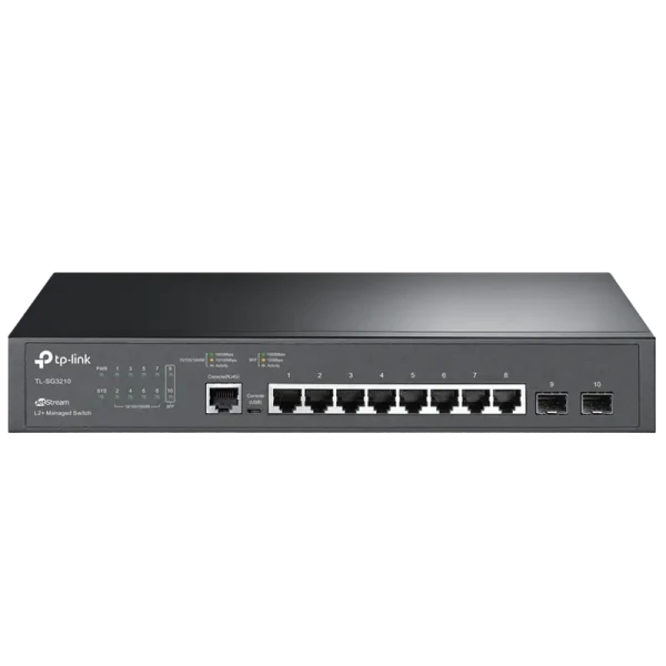 Сетевой коммутатор TP-LINK TL-SG3210, 8x 10/100/1000 Мбит/с Сетевой коммутатор TP-LINK TL-SG3210, 8x 10/100/1000 Мбит/с