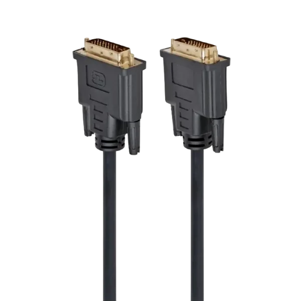 Видеокабель Cablexpert CC-DVI2-BK-15, DVI-D (M) - DVI-D (M), 4,5м, Чёрный