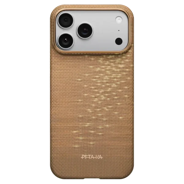 Чехол Pitaka Ultra-Slim для Apple iPhone 17 Pro Max, Golden Glint