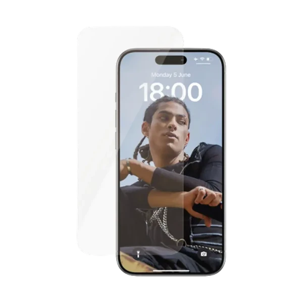 Sticlă de protecție PanzerGlass SAFE. UWF for iPhone 15 Pro, Transparent