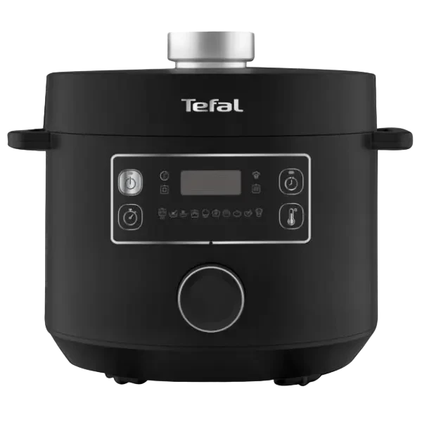 Aparat de gătit multifuncțional sub presiune Tefal CY754830, Negru Aparat de gătit multifuncțional sub presiune Tefal CY754830, Negru