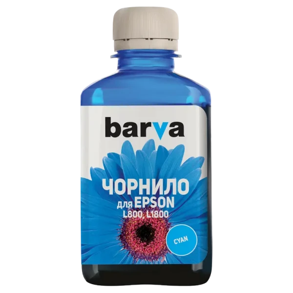 Контейнер с чернилами Barva PN-EL800N, 180мл, Голубой Контейнер с чернилами Barva PN-EL800N, 180мл, Голубой