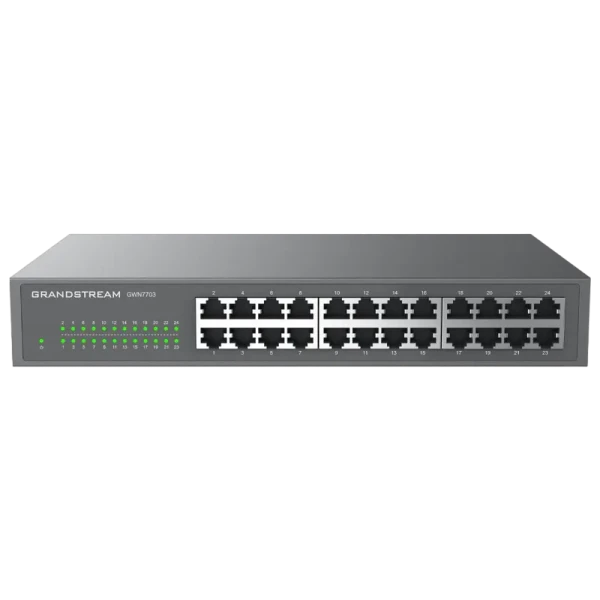 Сетевой коммутатор Grandstream GWN7703, 24x 10/100/1000 Мбит/с Сетевой коммутатор Grandstream GWN7703, 24x 10/100/1000 Мбит/с