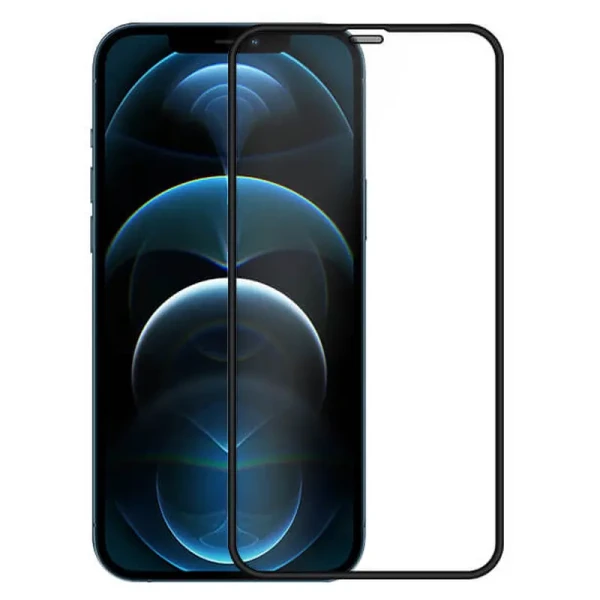 Защитное стекло Nillkin iPhone 12 mini PC Full - Tempered Glass, Чёрный