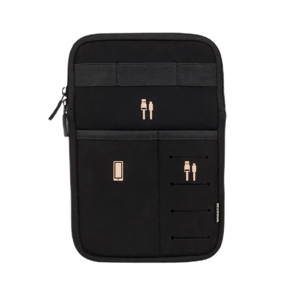 Organizator pentru calatorie RivaCase Antishock, 8", Poliester, Negru