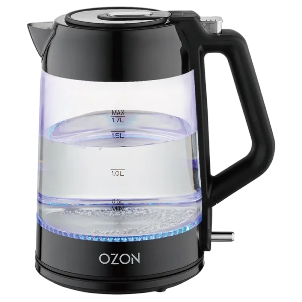 Электрочайник OZON EKC-1705A-GS, Чёрный Электрочайник OZON EKC-1705A-GS, Чёрный