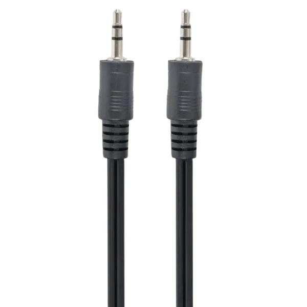 Аудиокабель Cablexpert CCA-404-5M, 3.5mm 3-pin (M) - 3.5mm 3-pin (M), 5м, Чёрный