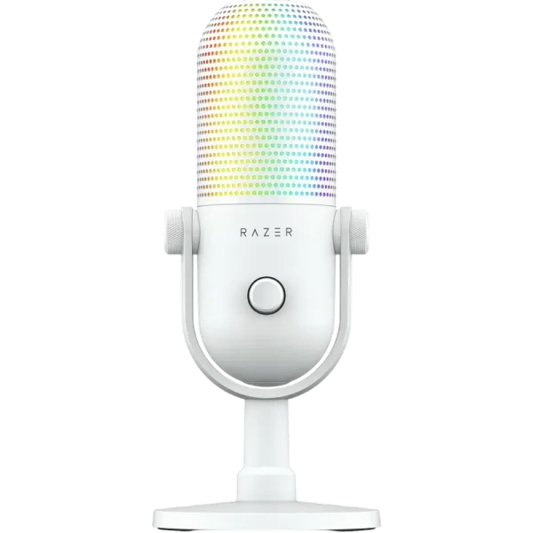 Microfon Gaming Razer Seiren V3 Chroma, Cu fir, Alb Microfon Gaming Razer Seiren V3 Chroma, Cu fir, Alb