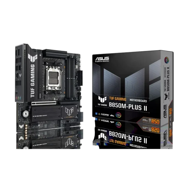 Placă de bază ASUS TUF GAMING B850M-PLUS II, AM5, AMD B850, Micro-ATX Placă de bază ASUS TUF GAMING B850M-PLUS II, AM5, AMD B850, Micro-ATX
