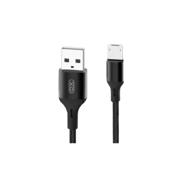 Кабель для зарядки и синхронизации XO NB143, USB Type-A/Lightning, 2м, Чёрный
