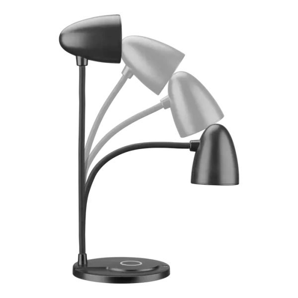 Lampa de birou Cellularline Aura, Negru Lampa de birou Cellularline Aura, Negru