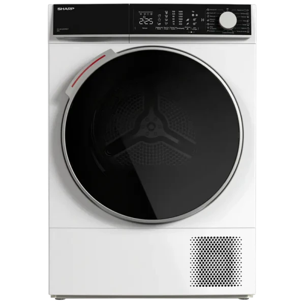 Uscător de rufe Sharp KD-NHL8S9GWC-EE, 8kg, Alb Uscător de rufe Sharp KD-NHL8S9GWC-EE, 8kg, Alb