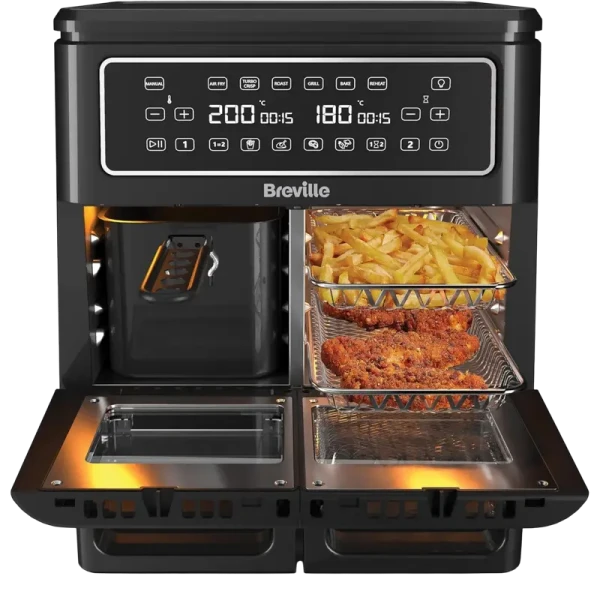 Аэрофритюрница Breville Halo Flexi, Чёрный