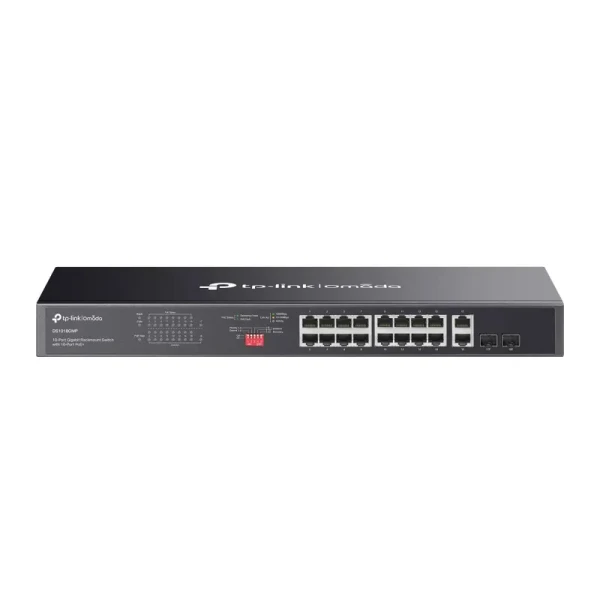 Comutator PoE TP-LINK DS1018GMP, 802.3af / 802.3at Comutator PoE TP-LINK DS1018GMP, 802.3af / 802.3at