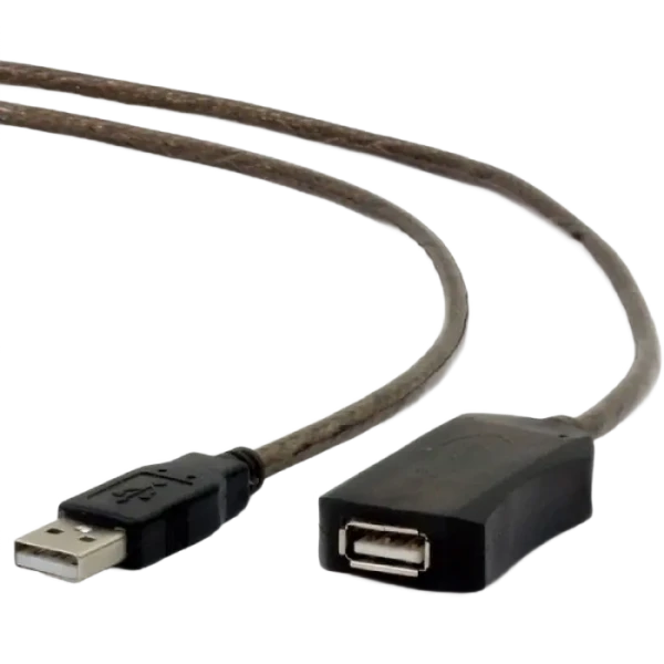 Удлинитель Cablexpert UAE-01-10M, USB Type-A (F)/USB Type-A (F), 10м, Чёрный Удлинитель Cablexpert UAE-01-10M, USB Type-A (F)/USB Type-A (F), 10м, Чёрный