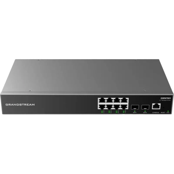 Сетевой коммутатор Grandstream GWN7801, 8x 10/100/1000 Мбит/с Сетевой коммутатор Grandstream GWN7801, 8x 10/100/1000 Мбит/с