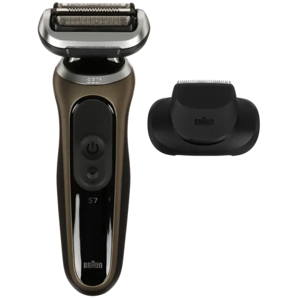 Электробритва мужская Braun 72-C1200s, Черный | Золотистый