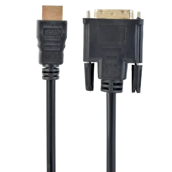 Видео кабель Cablexpert CC-HDMI-DVI-10, HDMI (M) - DVI-I (M), 3м, Чёрный