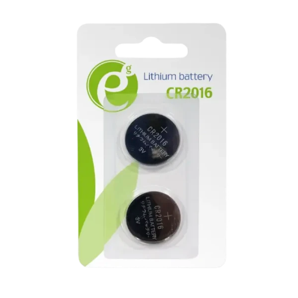 Baterii rotunde Energenie EG-BA-CR2016-01, CR2016, 80mAh, 2buc.