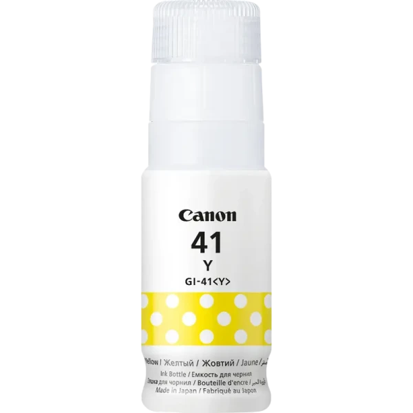 Recipient de cerneală Canon GI-41, 70ml, Galben Recipient de cerneală Canon GI-41, 70ml, Galben