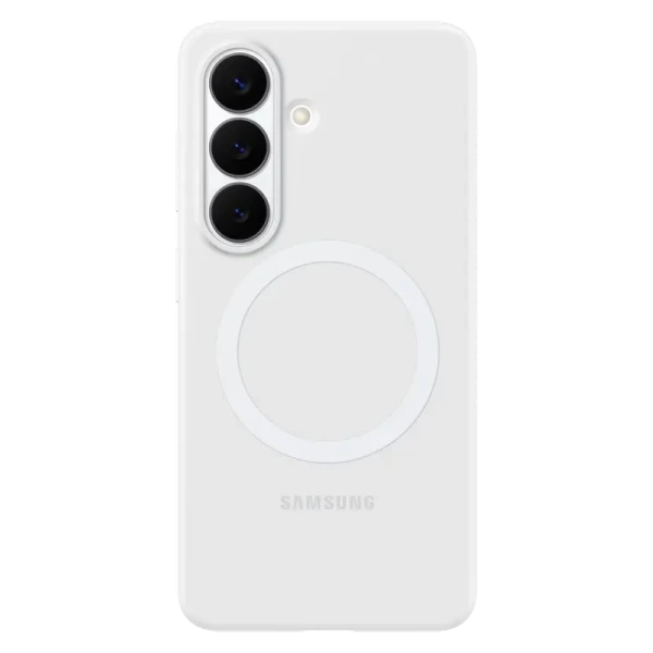 Чехол Samsung Silicone Magnet Case для Galaxy S26, Белый Чехол Samsung Silicone Magnet Case для Galaxy S26, Белый