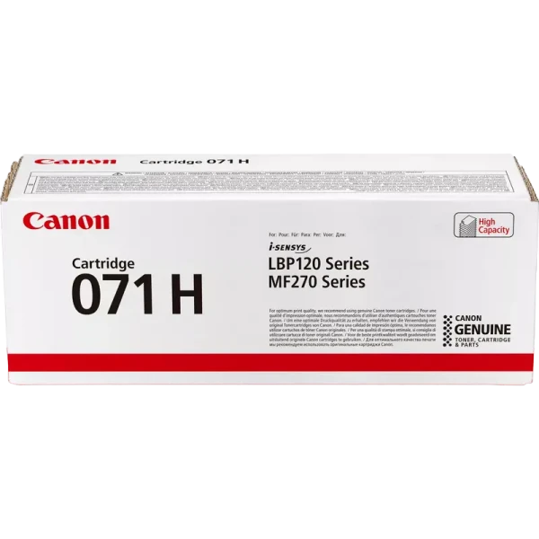 Лазерный картридж Canon CRG-071 H, Чёрный Лазерный картридж Canon CRG-071 H, Чёрный