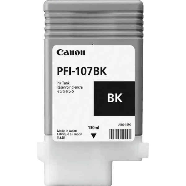 Cartuș de cerneală Canon PFI-107, 130ml, Negru Cartuș de cerneală Canon PFI-107, 130ml, Negru