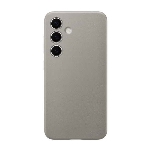 Чехол Samsung Vegan Leather Case Galaxy S24, Серо-коричневый Чехол Samsung Vegan Leather Case Galaxy S24, Серо-коричневый