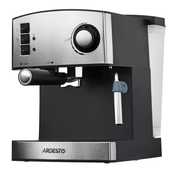 Cafetiera manuala Ardesto YCM-E1600, 850W, Oțel inoxidabil