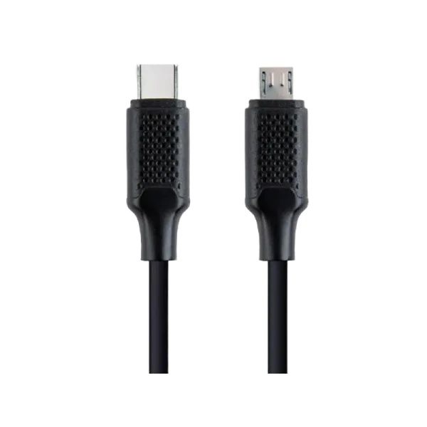Кабель для зарядки и синхронизации Cablexpert CC-USB2-CMMBM-1.5M, USB Type-C/micro-USB, 1,5м, Чёрный