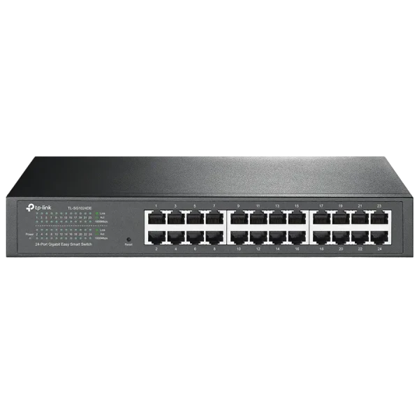 Сетевой коммутатор TP-LINK TL-SG1024DE, 24x 10/100/1000 Мбит/с Сетевой коммутатор TP-LINK TL-SG1024DE, 24x 10/100/1000 Мбит/с