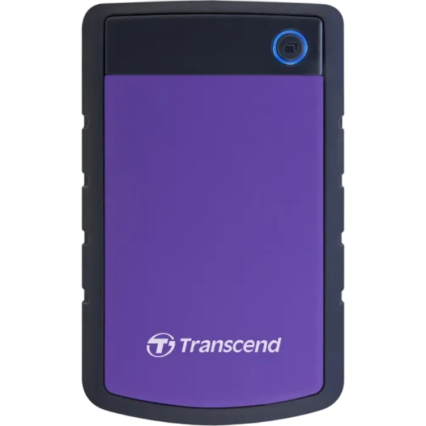 HDD portabil extern Transcend StoreJet 25H3P, 1 TB, Gri/Violet (TS1TSJ25H3P)