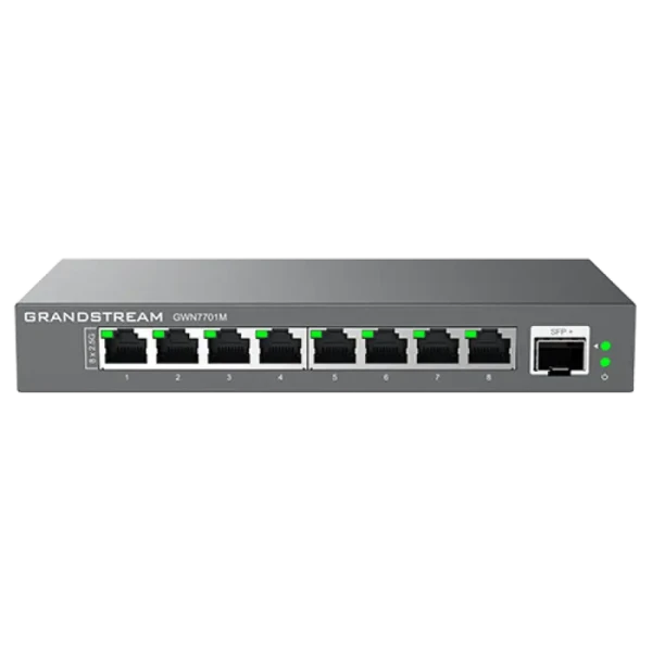Сетевой коммутатор Grandstream GWN7701M, 8x 100/1000/2500 Мбит/с Сетевой коммутатор Grandstream GWN7701M, 8x 100/1000/2500 Мбит/с