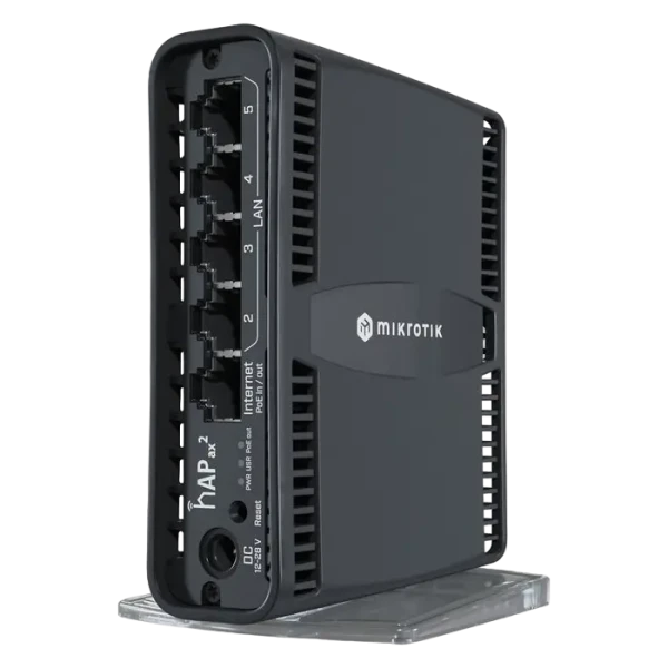 Маршрутизатор MikroTik hAP ax², Чёрный Маршрутизатор MikroTik hAP ax², Чёрный
