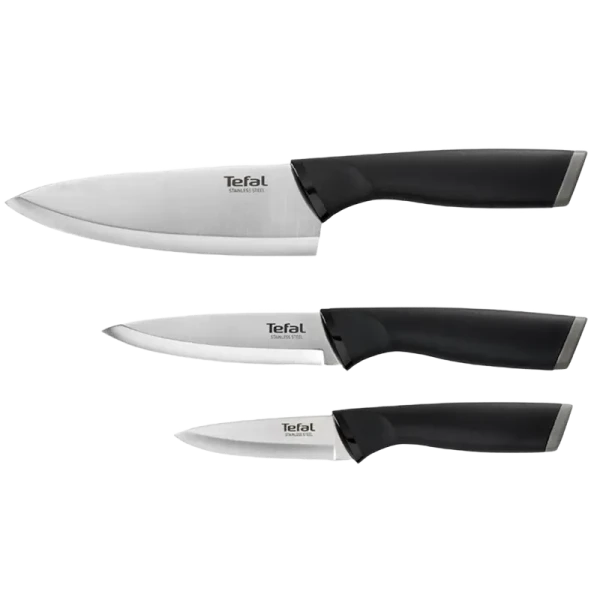 Set de Cuțite Tefal K221S375, Negru | Argintiu