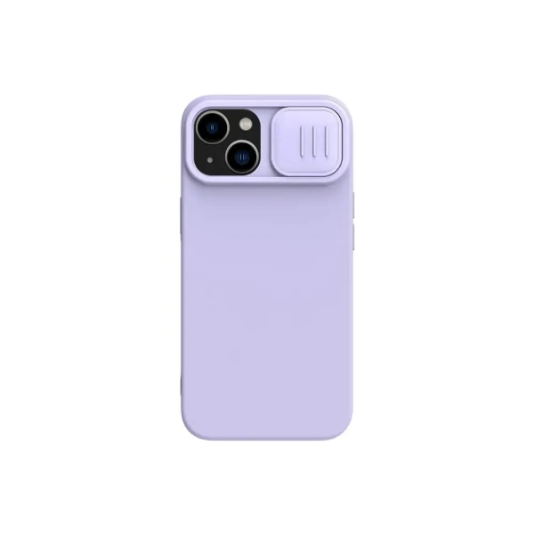 Husă Nillkin iPhone 14, CamShield Silky Silicone, Violet