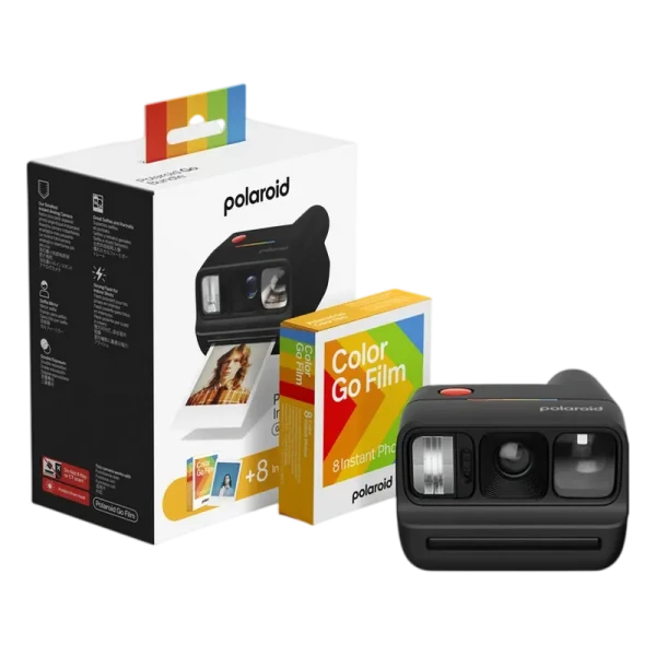 Фотоаппарат моментальной печати Polaroid Go Gen 3 + Color Film Bundle, Черный Фотоаппарат моментальной печати Polaroid Go Gen 3 + Color Film Bundle, Черный