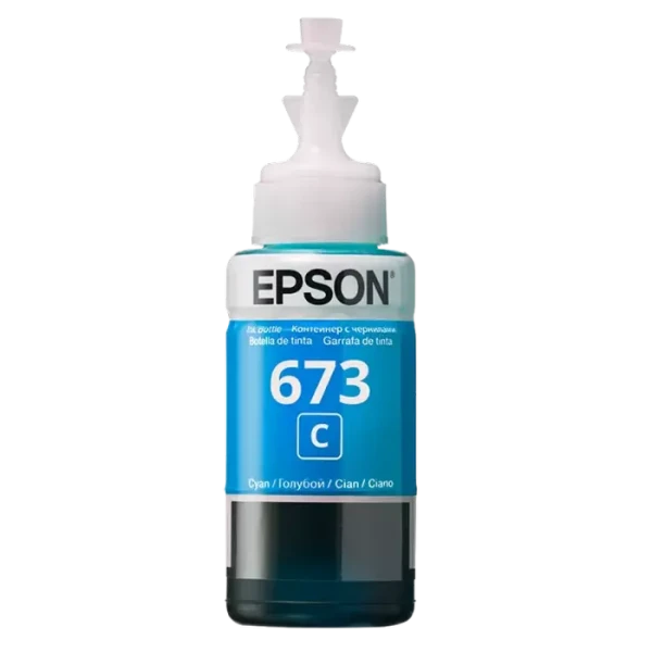 Recipient de cerneală Epson T673, 70ml, Cyan