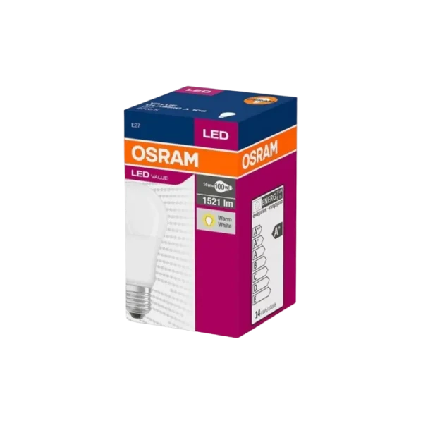 Bec cu LED Osram VALUECLA100 13W/865, E27, Alb Bec cu LED Osram VALUECLA100 13W/865, E27, Alb