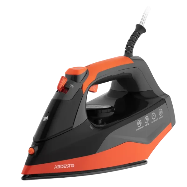 Утюг Ardesto IR-C2233-GR, 2200Вт, Черный | Оранжевый Утюг Ardesto IR-C2233-GR, 2200Вт, Черный | Оранжевый