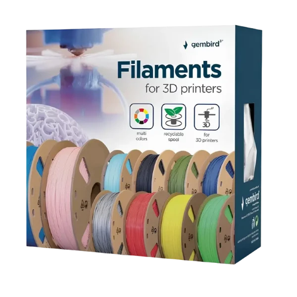 Filament pentru imprimantă 3D Gembird 3DP-ABS1.75-01-Y, ABS, Galben , 1.75 mm, 1kg Filament pentru imprimantă 3D Gembird 3DP-ABS1.75-01-Y, ABS, Galben , 1.75 mm, 1kg