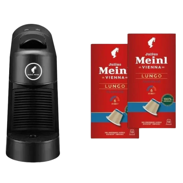 Cafetieră cu capsule Julius Meinl Inspresso Pinta, 1400W, Negru Cafetieră cu capsule Julius Meinl Inspresso Pinta, 1400W, Negru