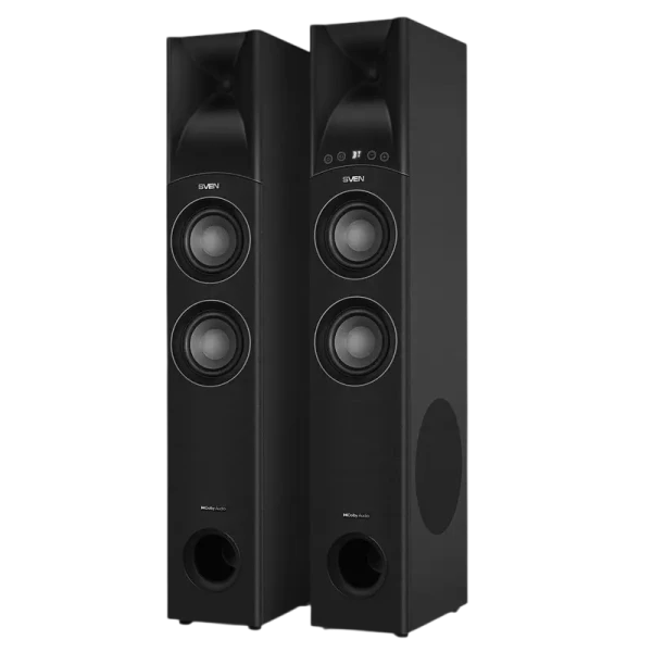 Speakers SVEN TWR-2800DD, 300W, DD, Bluetooth, HDMI, Optical, Coaxial, RC, black Speakers SVEN TWR-2800DD, 300W, DD, Bluetooth, HDMI, Optical, Coaxial, RC, black